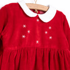 HelloBaby Newborn Girl Velvet Dress - Red - ebebek - Black Friday