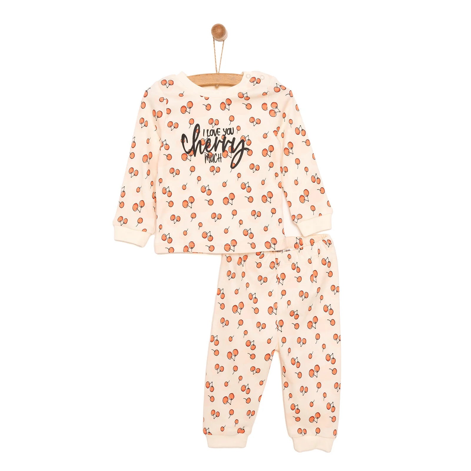 HelloBaby Girl Long Sleeve Pyjamas Set - Pink - ebebek - Black Friday