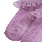 HelloBaby Girl Socks with Lace - Purple - ebebek - Black Friday