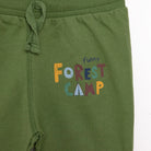 HelloBaby Basic Camp Written Low Raised Joggers - Green - ebebek - Black Friday