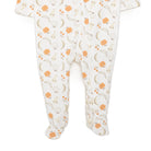 HelloBaby Newborn Girl Organic Footed Jumpsuit - Ecru - ebebek - Black Friday