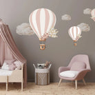 Live Vida Floral Hot Air Balloon Wall Stickers - ebebek - Black Friday