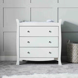 Ickle Bubba Snowdon 4 - in - 1 Mini Furniture Set Fibre Mattress 3 pcs - White - Ickle Bubba - ebebek