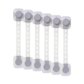 Dreambaby Twist 'N Lock Multi - Purpose Safety Latch Polybag Pack of 6 - White & Grey - ebebek - Black Friday