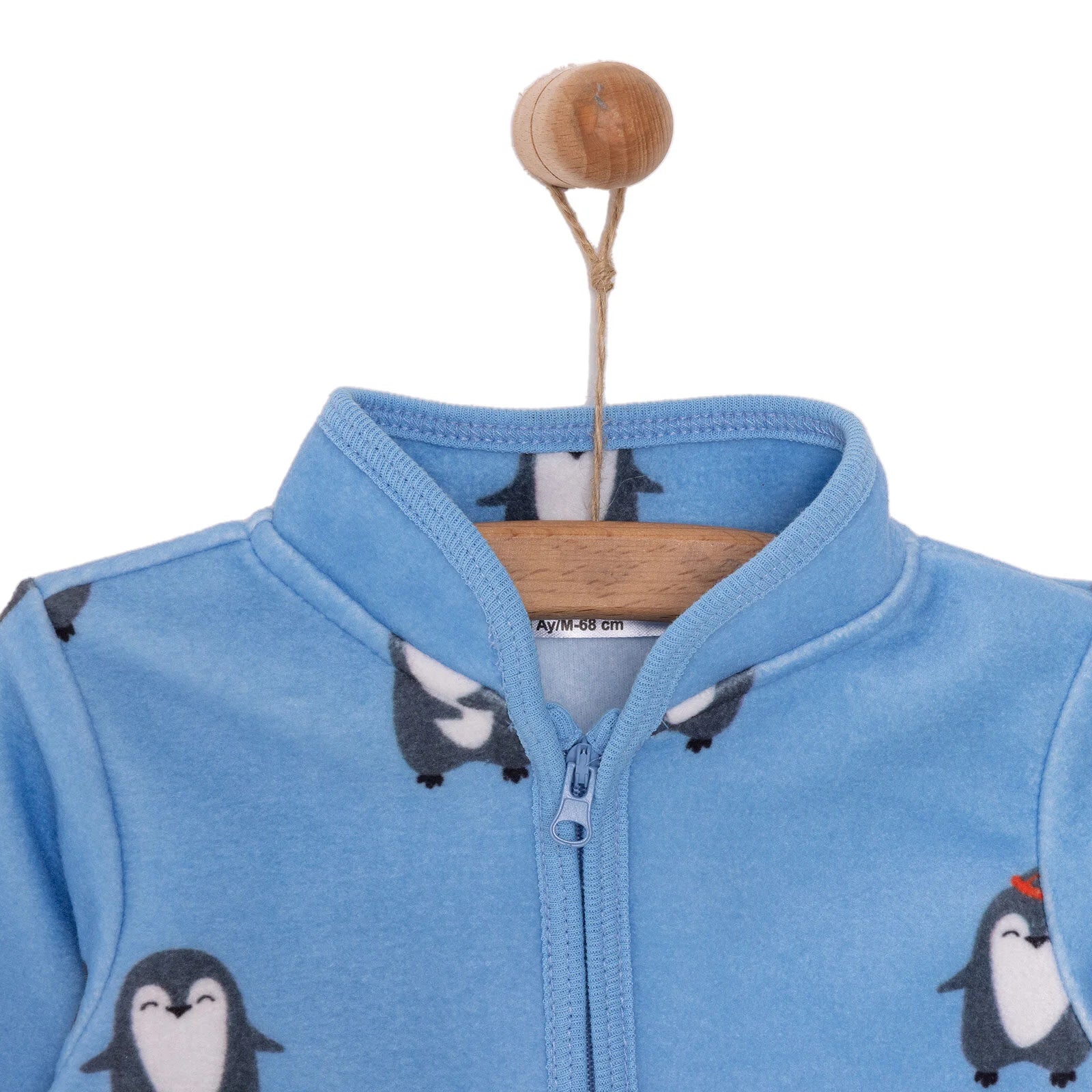 HelloBaby Basic Repeat Printed Fleece Cardigan - Printed - ebebek - Black Friday