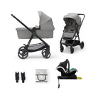 Kinderkraft Newly Mink Pro 4 - in - 1 Travel System - Moonlight Grey - ebebek - Black Friday
