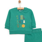 HelloBaby Basic Boy Number Printed Joggi - Dark Green - ebebek - Black Friday