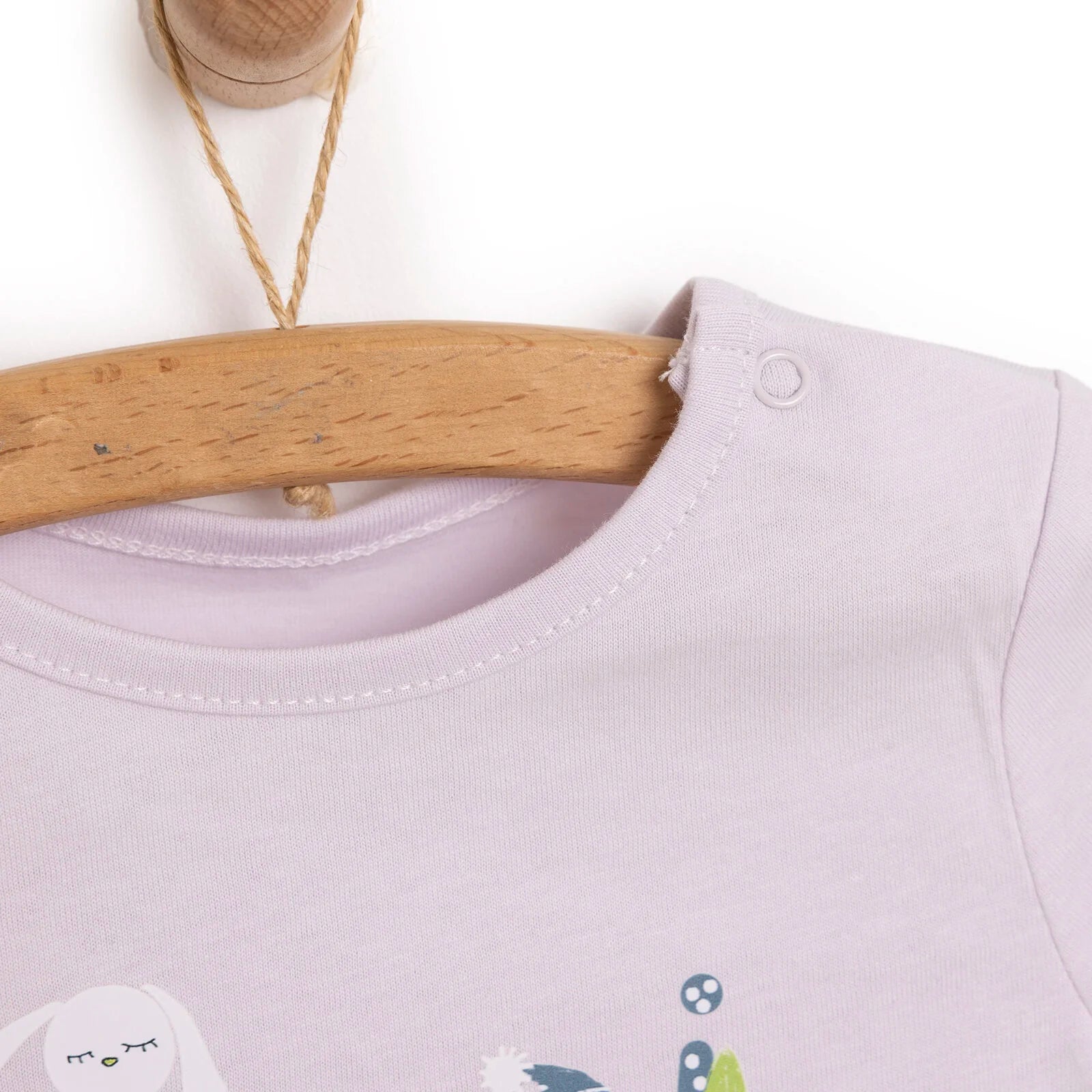 HelloBaby Baby Girl Short Sleeve Pyjamas Set - Purple - ebebek - Black Friday