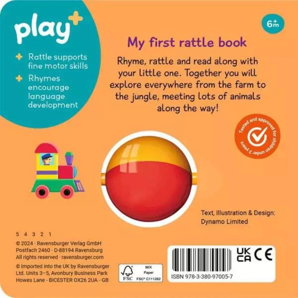 Play+ Ready Steady Shake Rattle Book - First Toy - ebebek