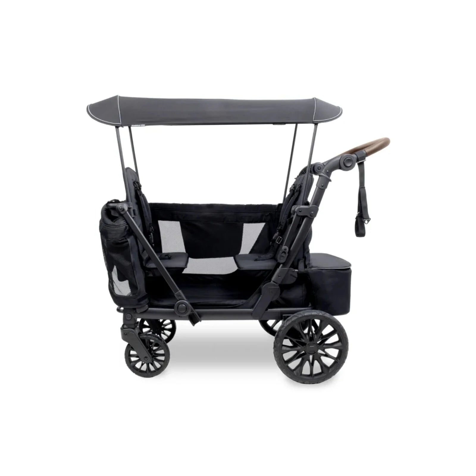Wonderfold L2 Quad Stroller Wagon - Black - ebebek - Black Friday