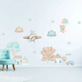 Live Vida Teddy Adventures Large Wall Stickers - ebebek - Black Friday