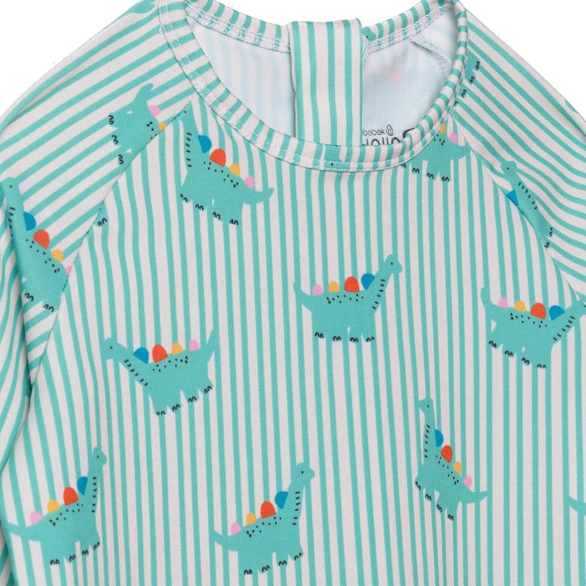 Baby Boy Swimsuit Dinosaur Print - Green Green - ebebek