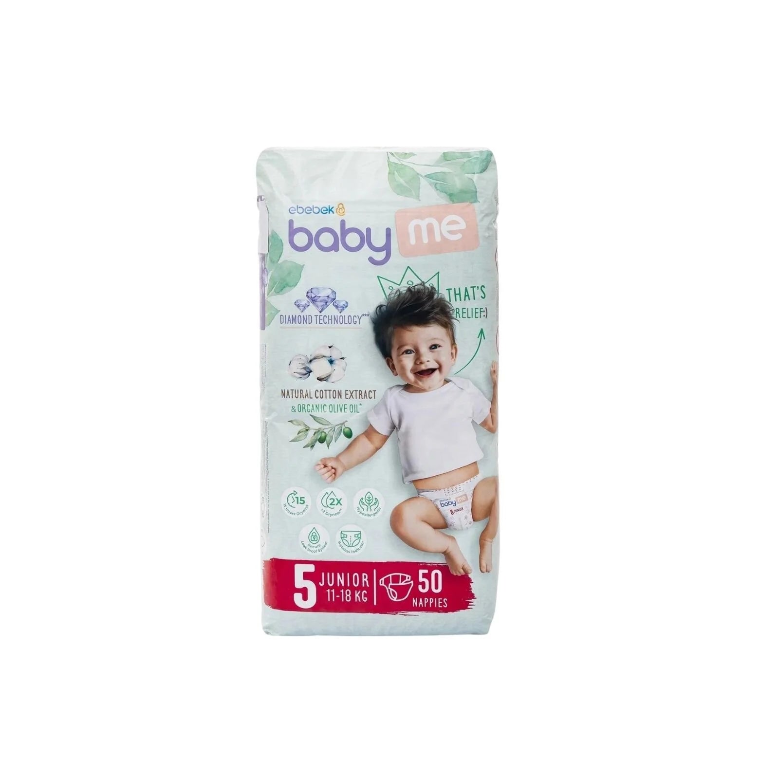baby me Junior Size 5 - 50 nappies - ebebek - Black Friday