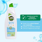 Just Green Organic Baby Bottle & Nipple Cleaner 750ml - ebebek - Black Friday