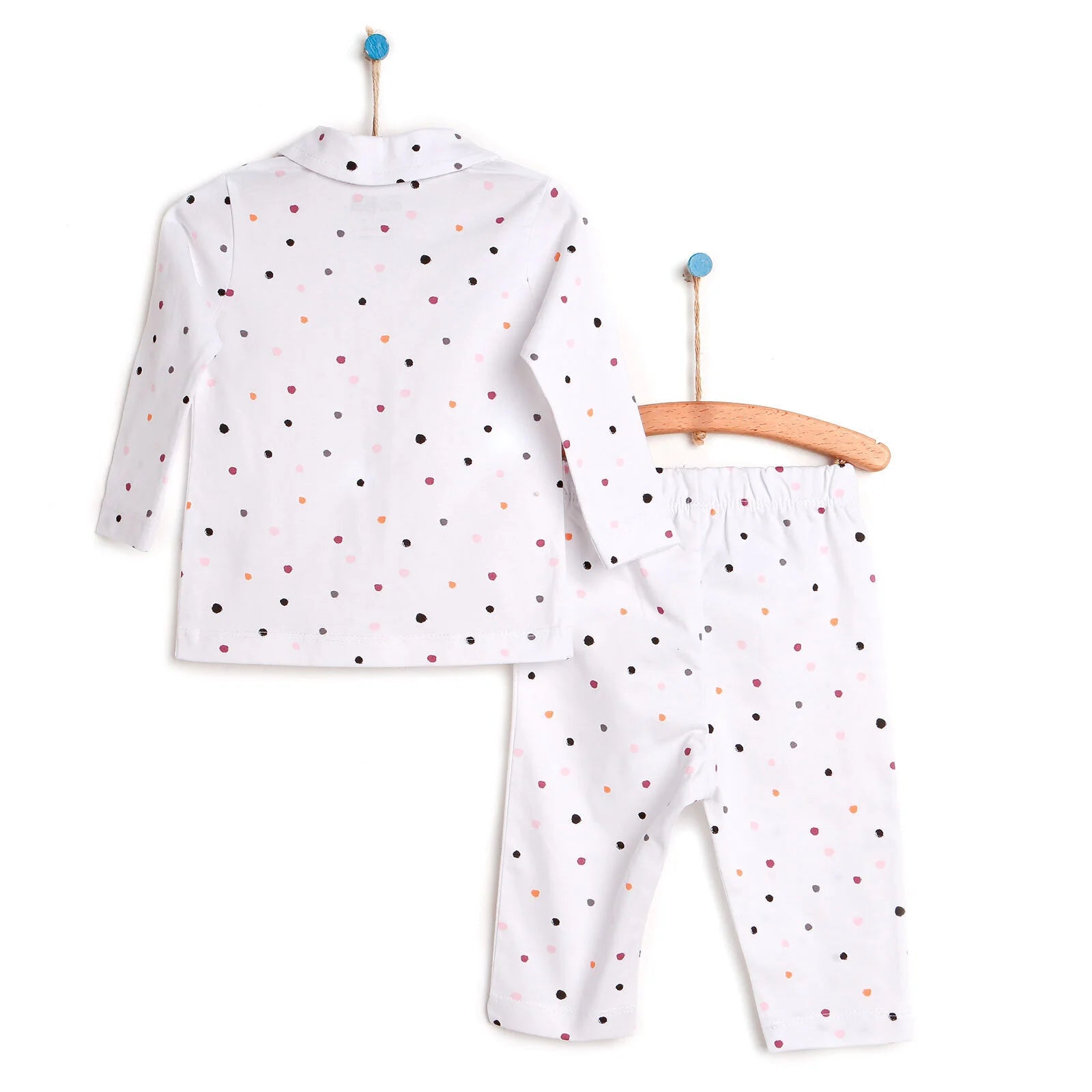 HelloBaby Basic Baby Girl Pyjamas Set - White - ebebek - Black Friday