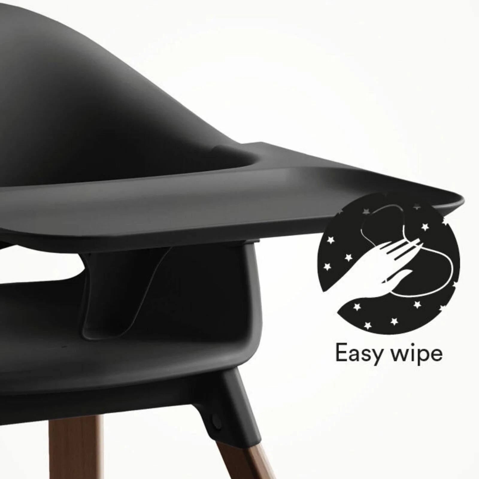 Stokke Clikk Highchair - Black/Warm Brown - ebebek - Black Friday