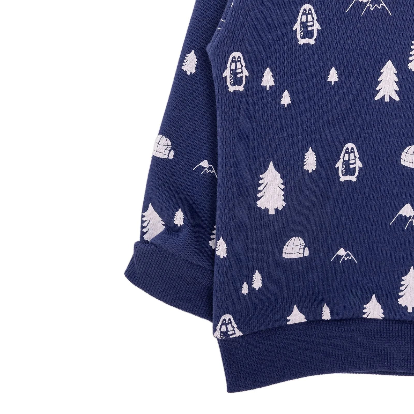 HelloBaby Baby Boy Nordic Forest Joggers - Navy Blue - ebebek - Black Friday