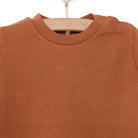 HelloBaby Basic Interlock Long Sleeve T-Shirt - Brown - ebebek - Black Friday