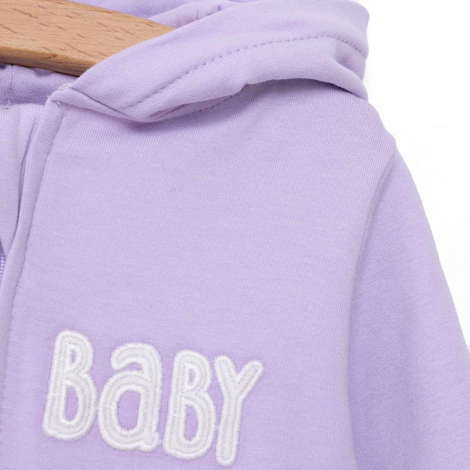 HelloBaby Newborn Hooded Jumpsuit - Purple - ebebek - Black Friday