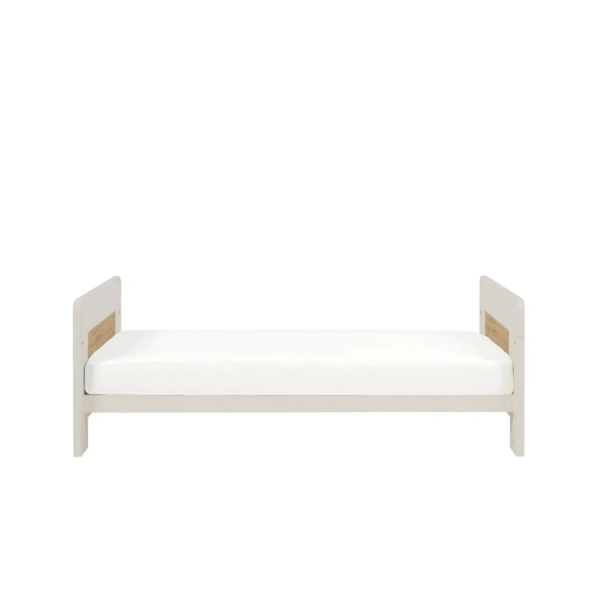Tutti Bambini Alba Cot Bed - White Sand / Distressed Oak White Sand / Distressed Oak - ebebek