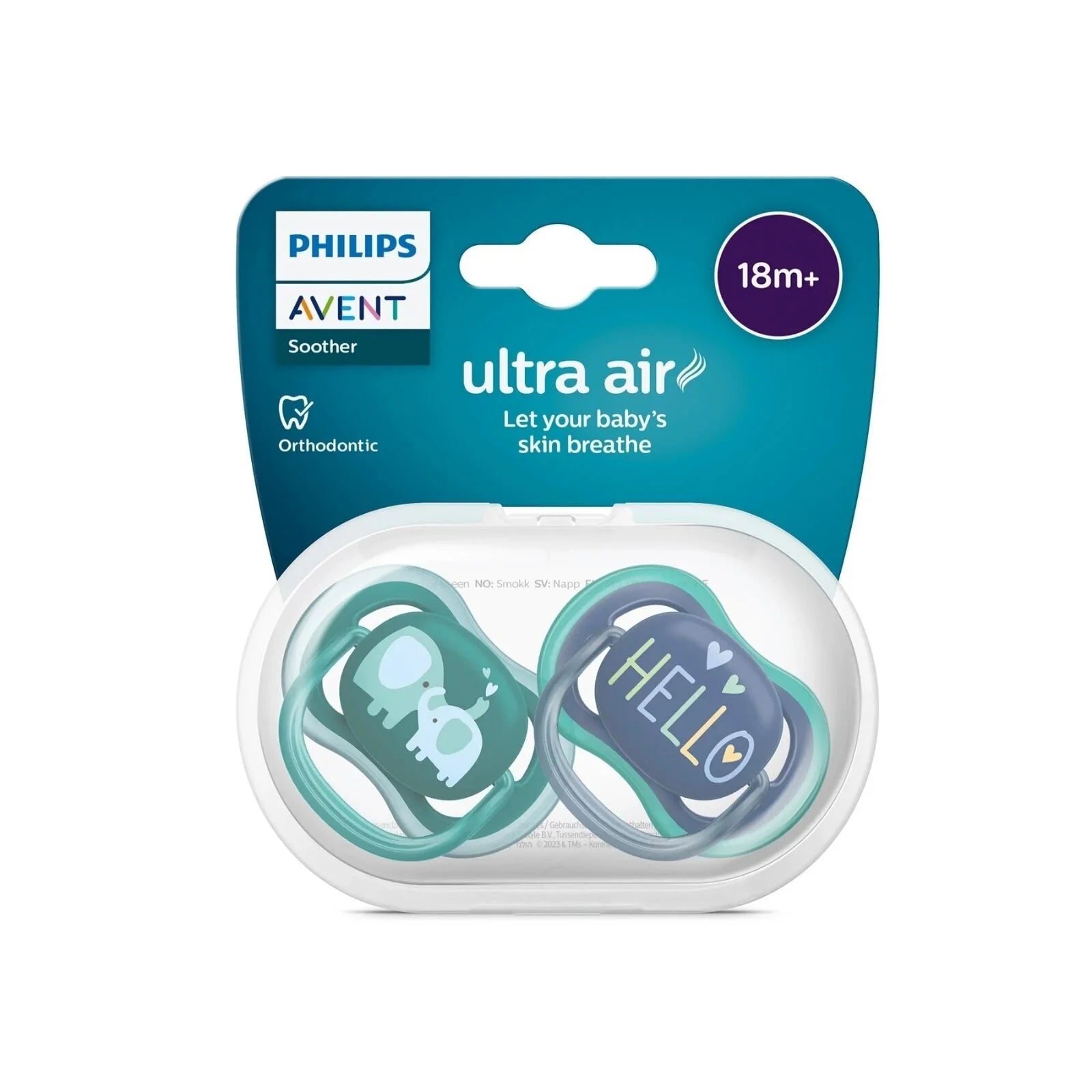 Philips Avent Ultra Air Soother 18+ months Pack of 2 - ebebek - Black Friday