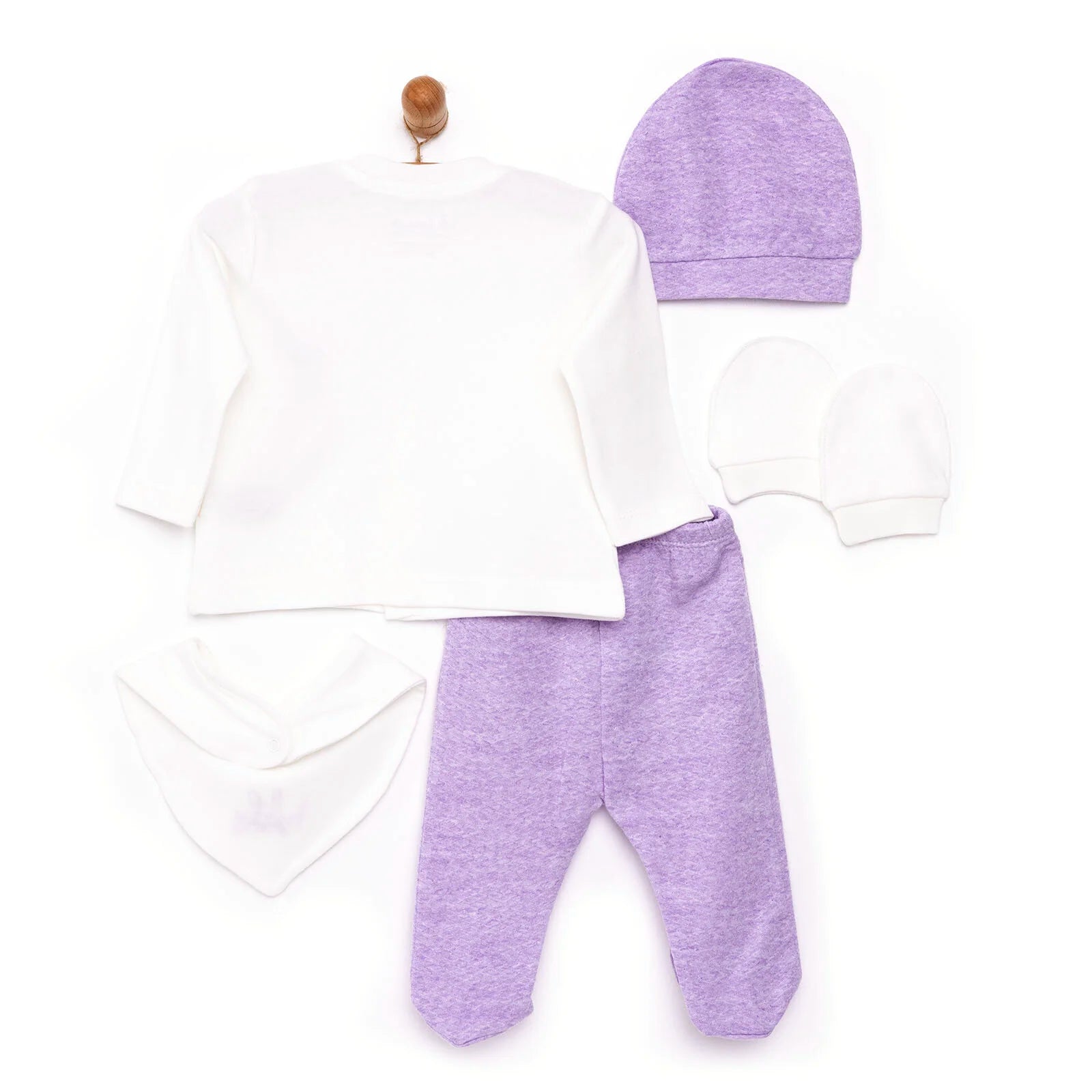 Bebbek Baby Girl 5 pcs Newborn Gift Starter Set - Lilac - ebebek - Black Friday