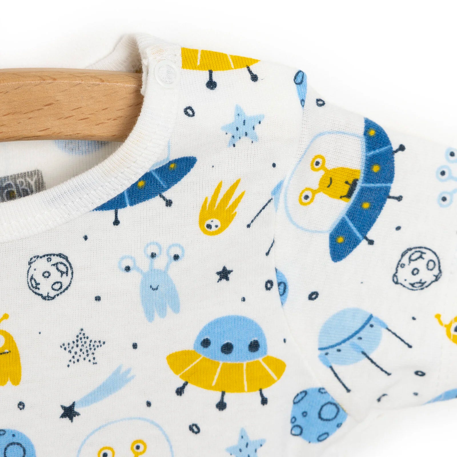 HelloBaby Baby Boy Short Sleeve Body - White - ebebek - Black Friday