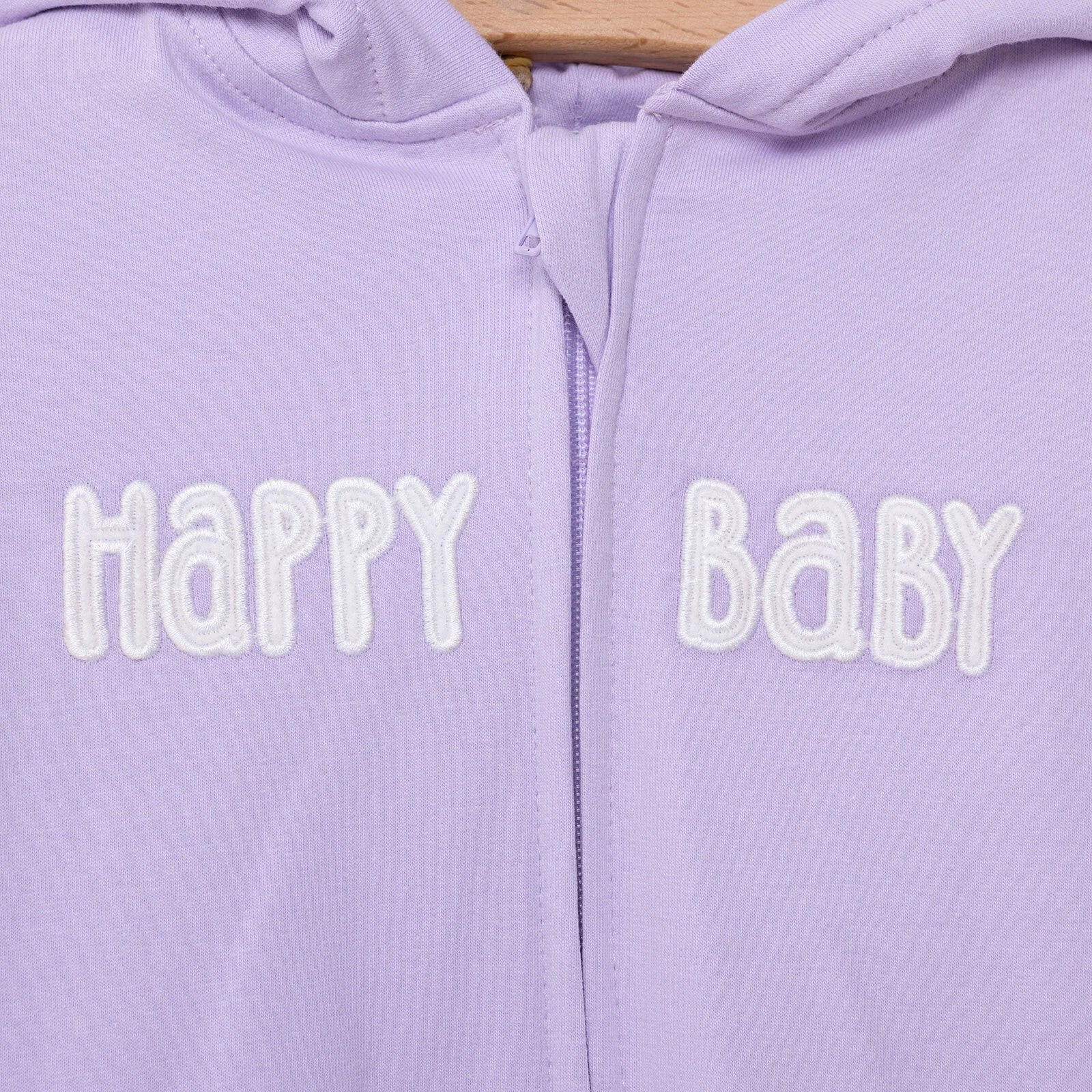 HelloBaby Newborn Hooded Jumpsuit - Purple - ebebek - Black Friday