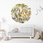 Live Vida Tropical Safari Circle Wall Sticker - ebebek - Black Friday