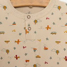 Newborn Fashion Club Baby Boy Sweatshirt - Footless Bottom - Beige - ebebek - Black Friday