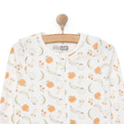 HelloBaby Newborn Girl Organic Footed Jumpsuit - Ecru - ebebek - Black Friday