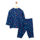 HelloBaby Boy Long Sleeve Pyjamas Set - Navy Blue - ebebek - Black Friday