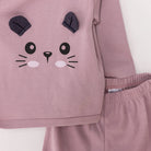 HelloBaby Newborn Organic Wrapover Top - Hat - Footed Set - Light Rose - ebebek - Black Friday