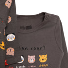 HelloBaby Boy 2 - Pack Long Sleeve Bodysuit - Dark Grey - HelloBaby - ebebek