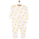 HelloBaby Newborn Chıck Chıck Unisex Jumpsuit - Ecru - ebebek - Black Friday