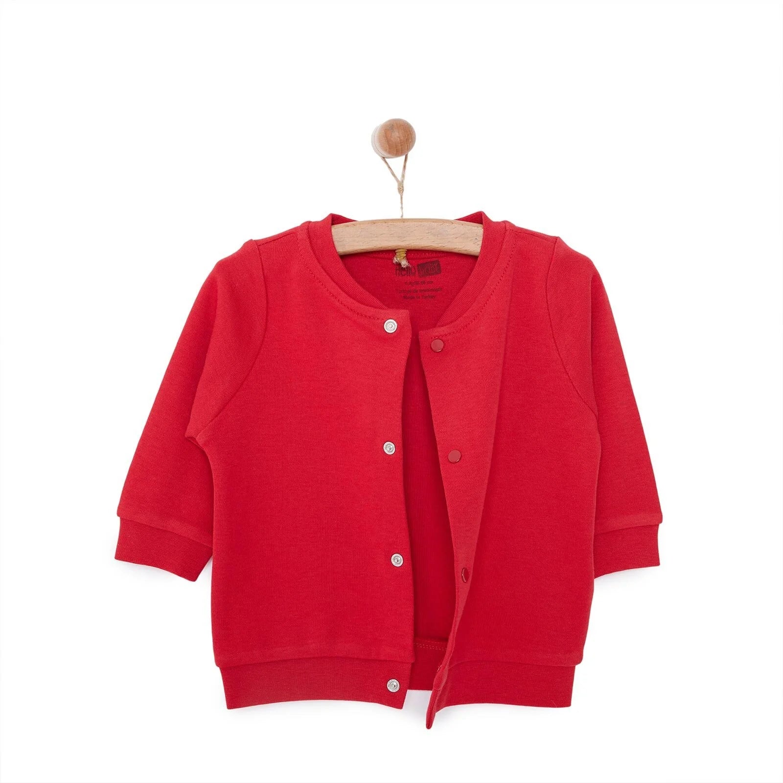 HelloBaby Basic Rib Cardigan - Red - ebebek - Black Friday