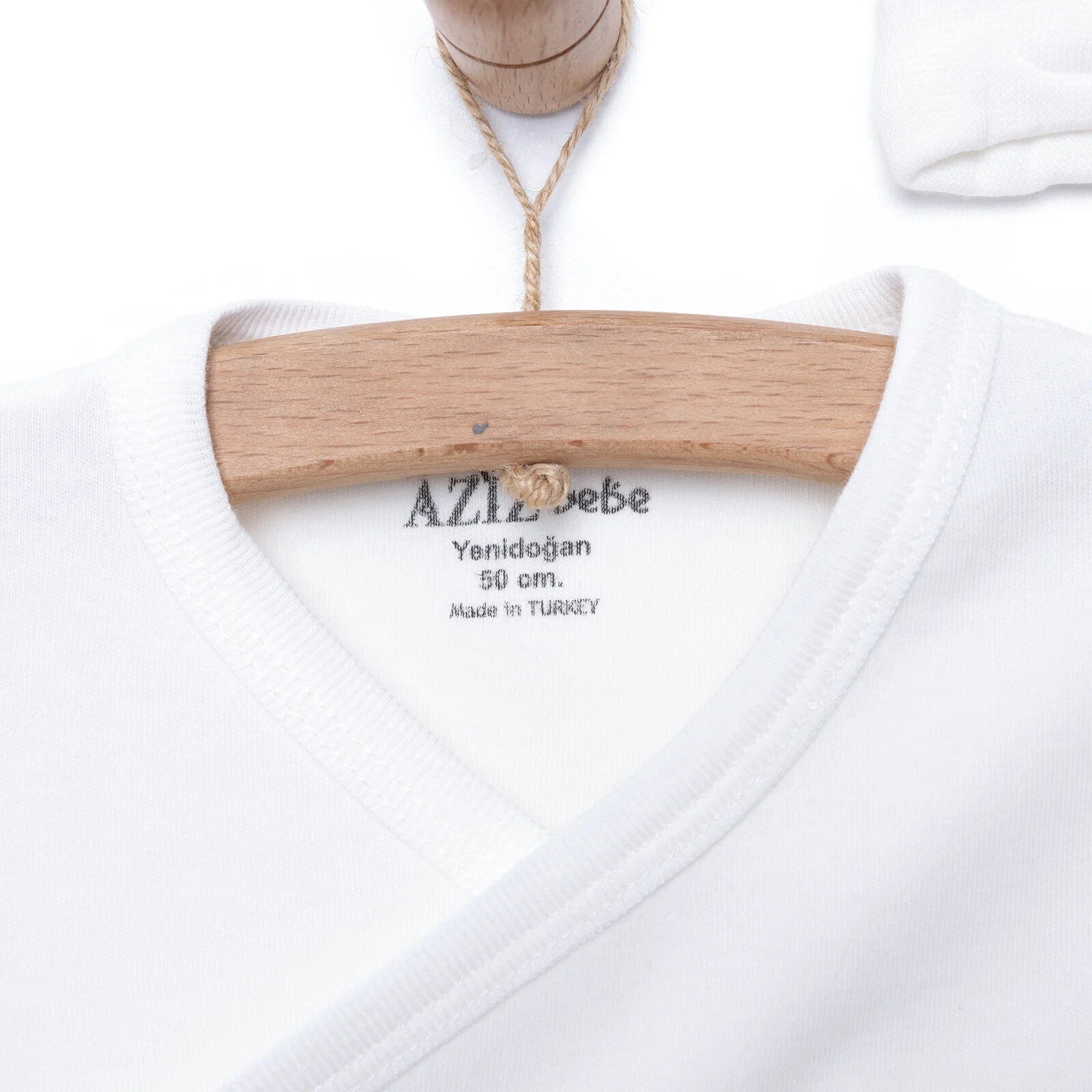 Aziz Bebe Suzene Embroidered 5 Piece Newborn Starter Set - Ecru - ebebek - Black Friday