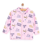 HelloBaby Basic Repeat Printed Fleece Cardigan - Printed - ebebek - Black Friday