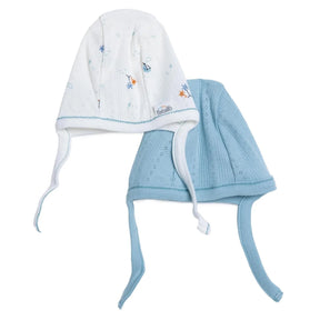 Bebetto Boys Hat Nautical Print Palm in the Sea - Petrol Green Petrol Green - ebebek