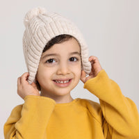HelloBaby Unisex Beanie - Ecru - ebebek - Black Friday
