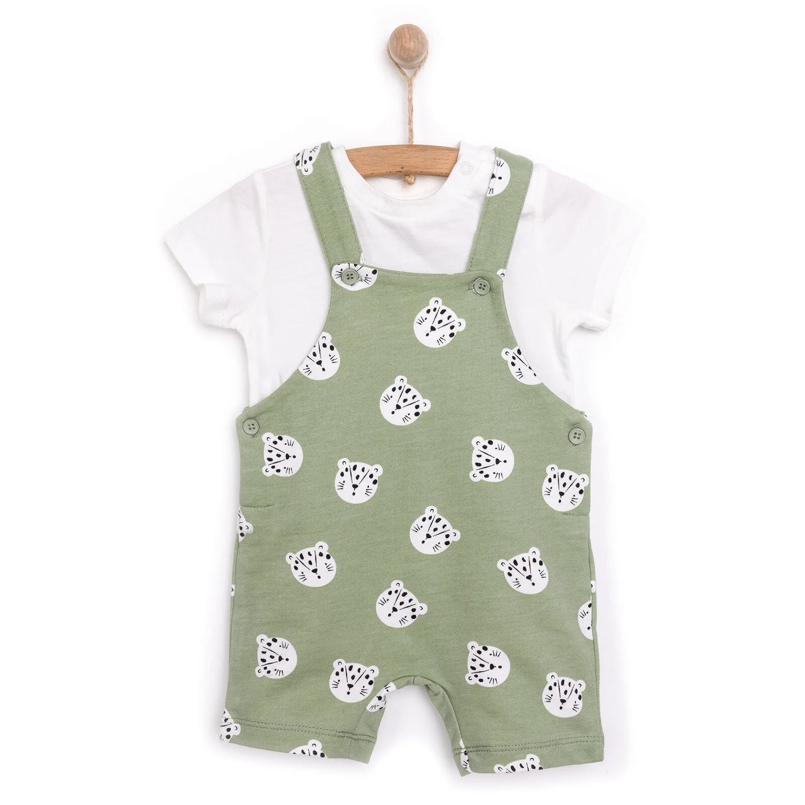 HelloBaby Basic Boy Overall Short - White - ebebek - Black Friday