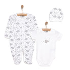 HelloBaby Newborn Baby Cute Elephant Jumpsuit - Ecru - ebebek - Black Friday