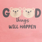 HelloBaby Basic Low Raised Teddy Bear Printed Sweatshirt - Light Rose - ebebek - Black Friday