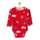 HelloBaby Baby Boy Long Sleeve Body - Red - ebebek - Black Friday