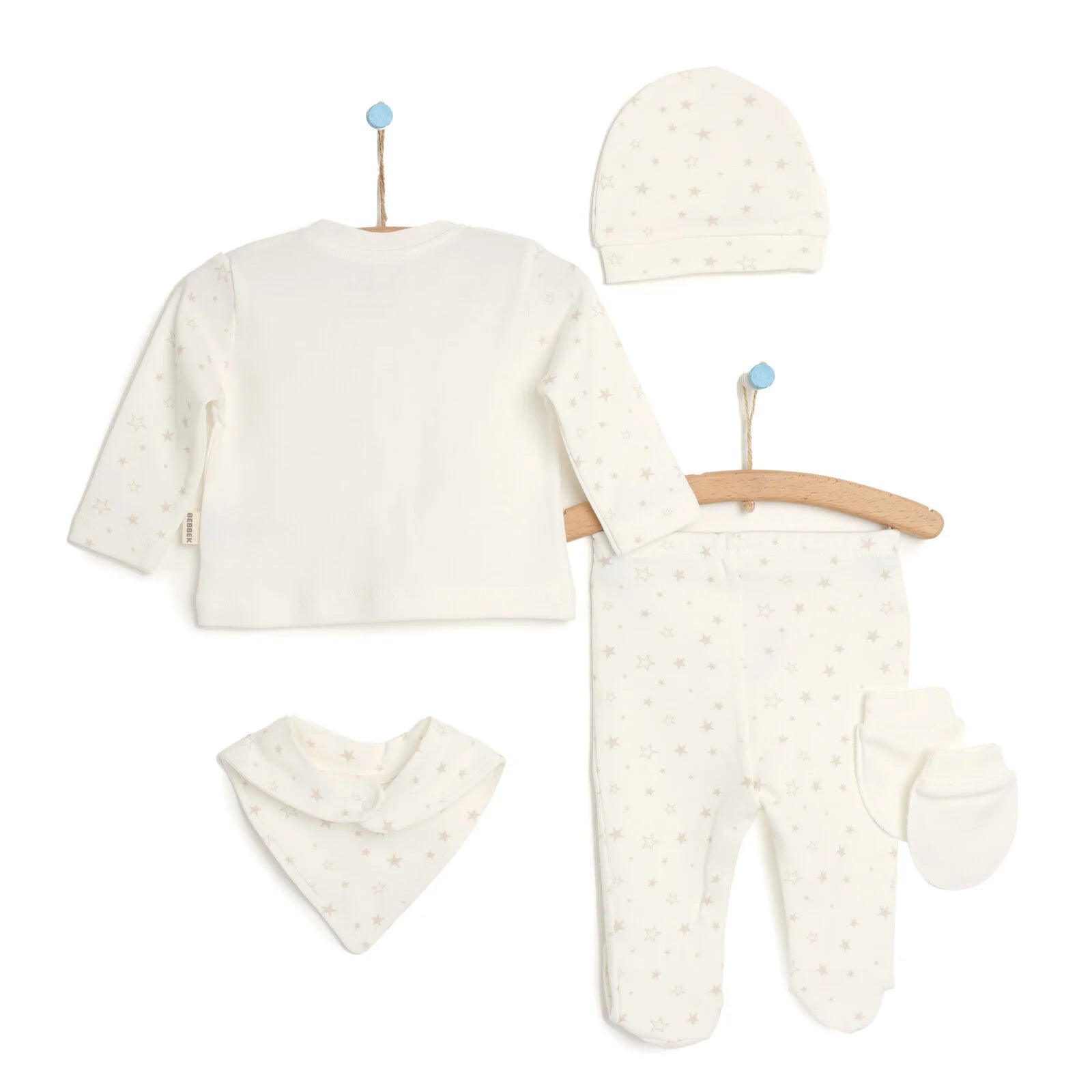 Bebbek Baby Boy 5 Pcs Newborn Gift Starter Set - White - ebebek - Black Friday