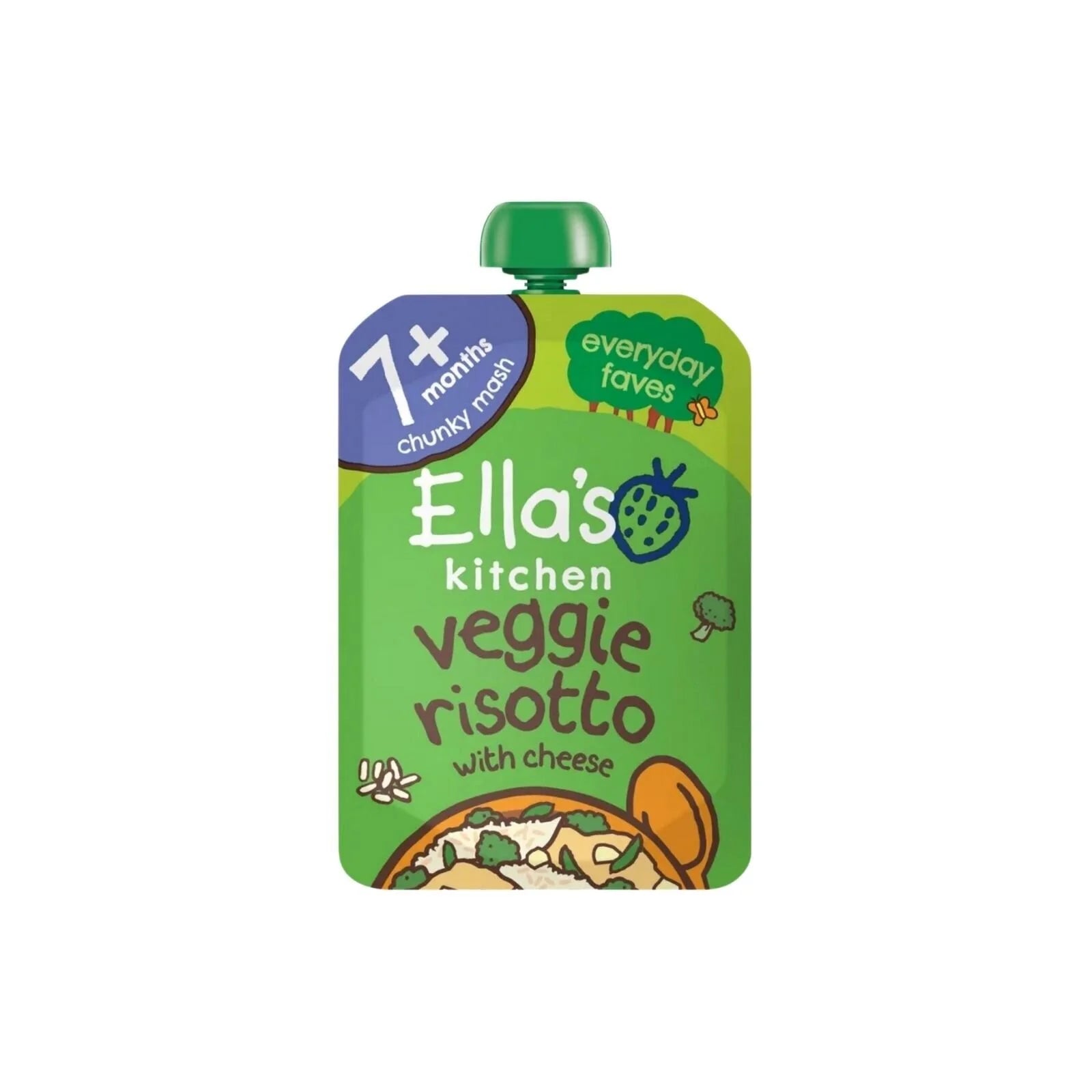Ella's Kitchen Organic Veggie Risotto with Cheese Baby Food Pouch 7+ months 130g - ebebek - Black Friday