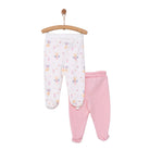 HelloBaby Newborn 2 Pcs Footed Leggings - Pink - ebebek - Black Friday