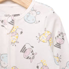 HelloBaby Newborn Girl Footed Jumpsuit - Ecru - ebebek - Black Friday