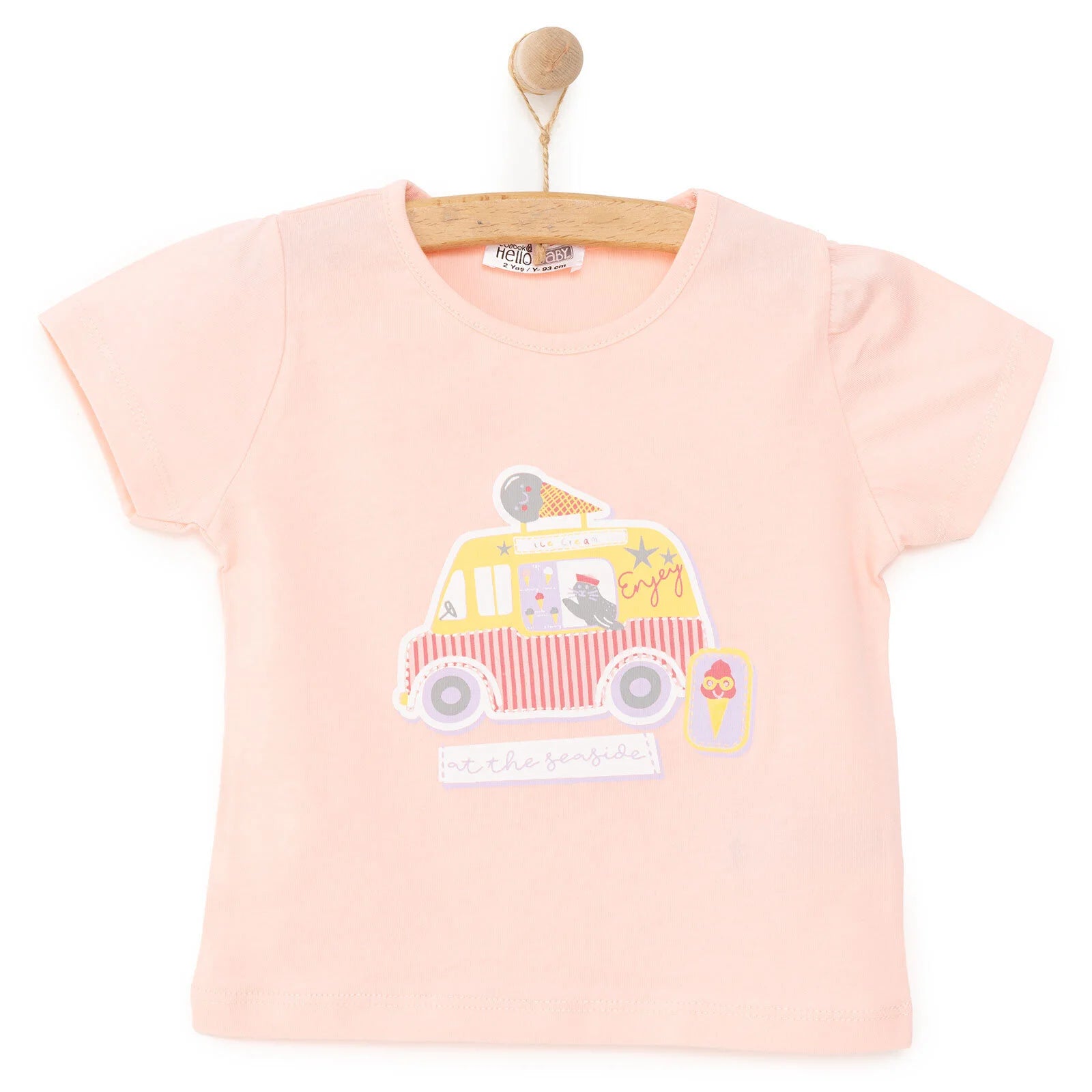 HelloBaby Basic Printed Tshirt - Light Pink - ebebek - Black Friday