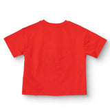 HelloBaby Boys T-shirt Slogan I Love Dad Print Crew Neck Short Sleeve - Red Red - ebebek